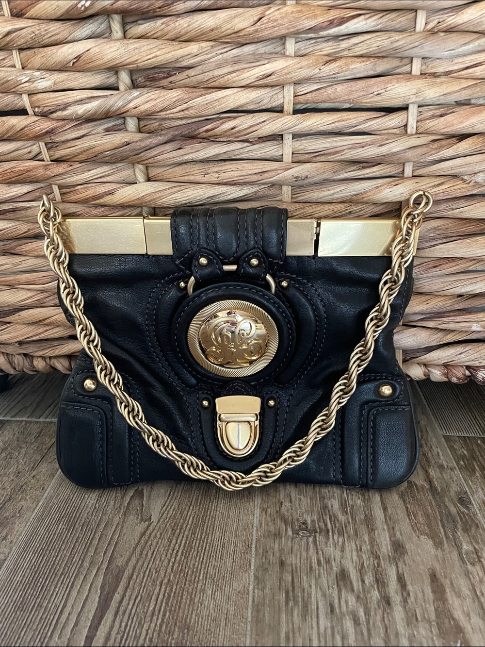 Juicy Couture Vintage Genuine leather evening bag.